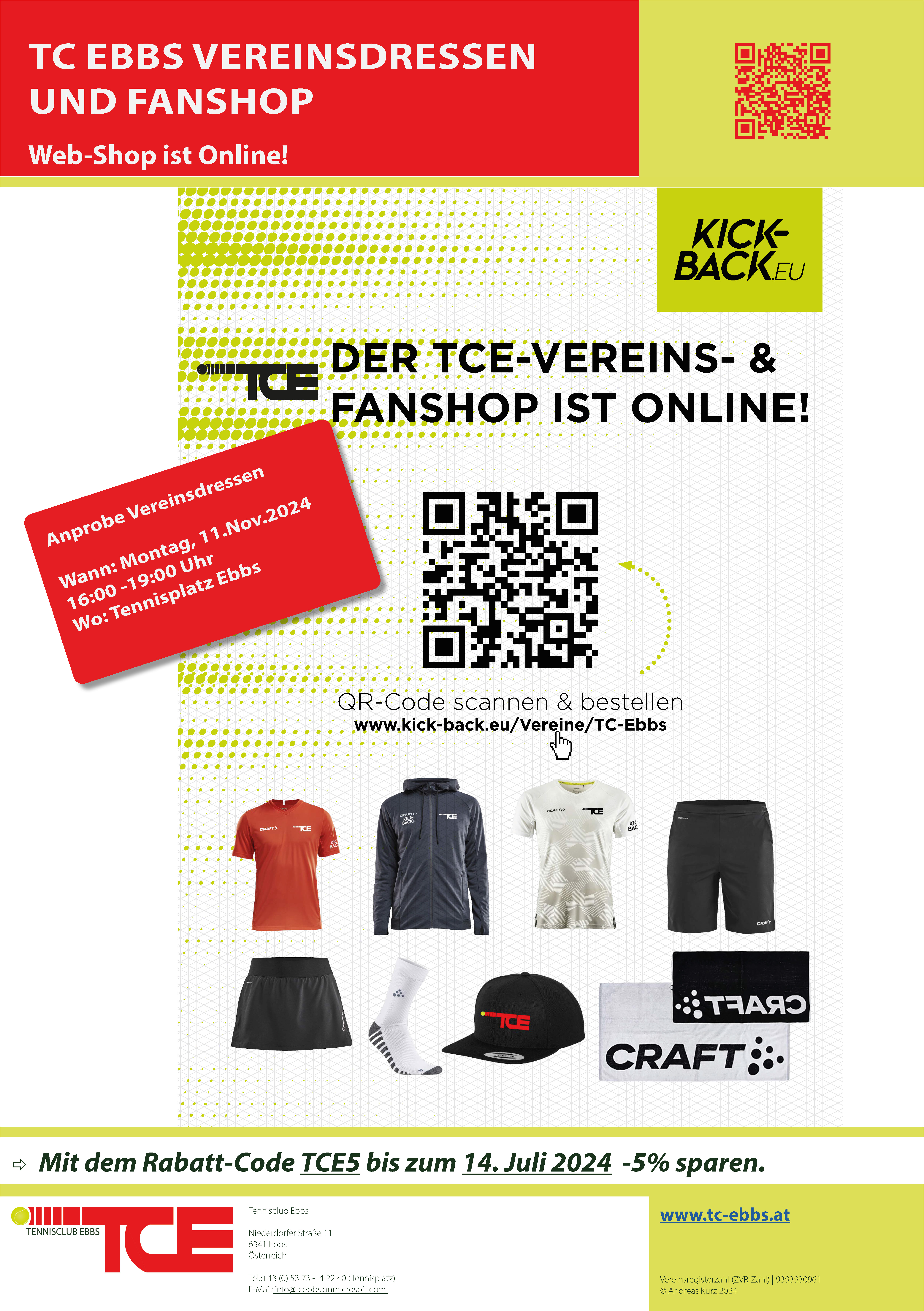 TCE Vereinsdressen und Fanshop 20241111